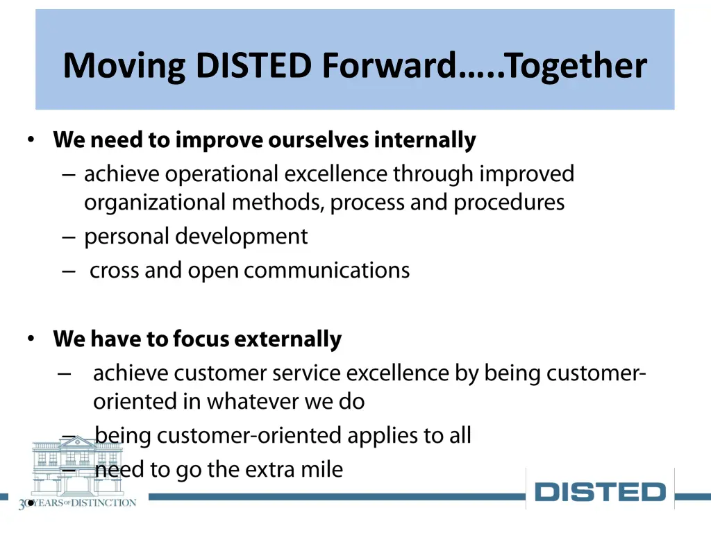 moving disted forward together 3