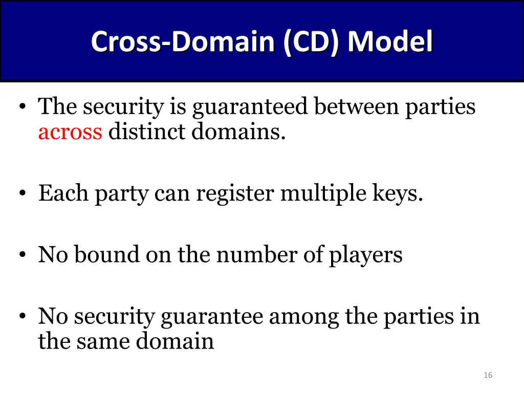 cross domain cd model 4
