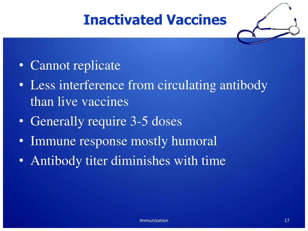 inactivated vaccines