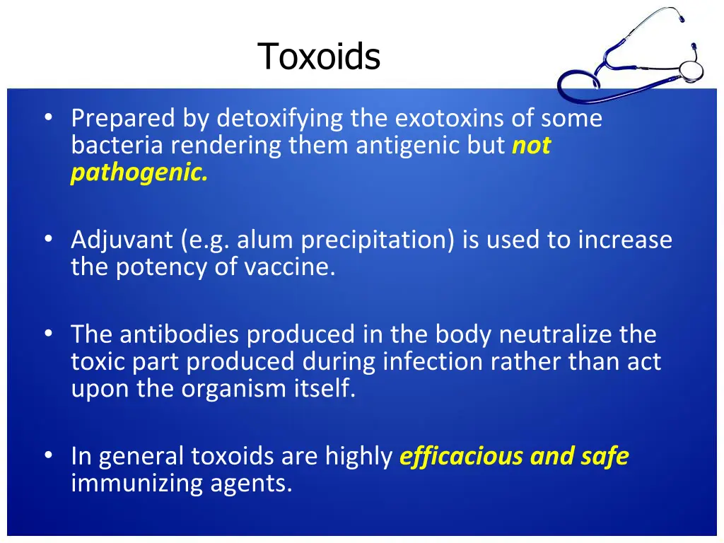 toxoids