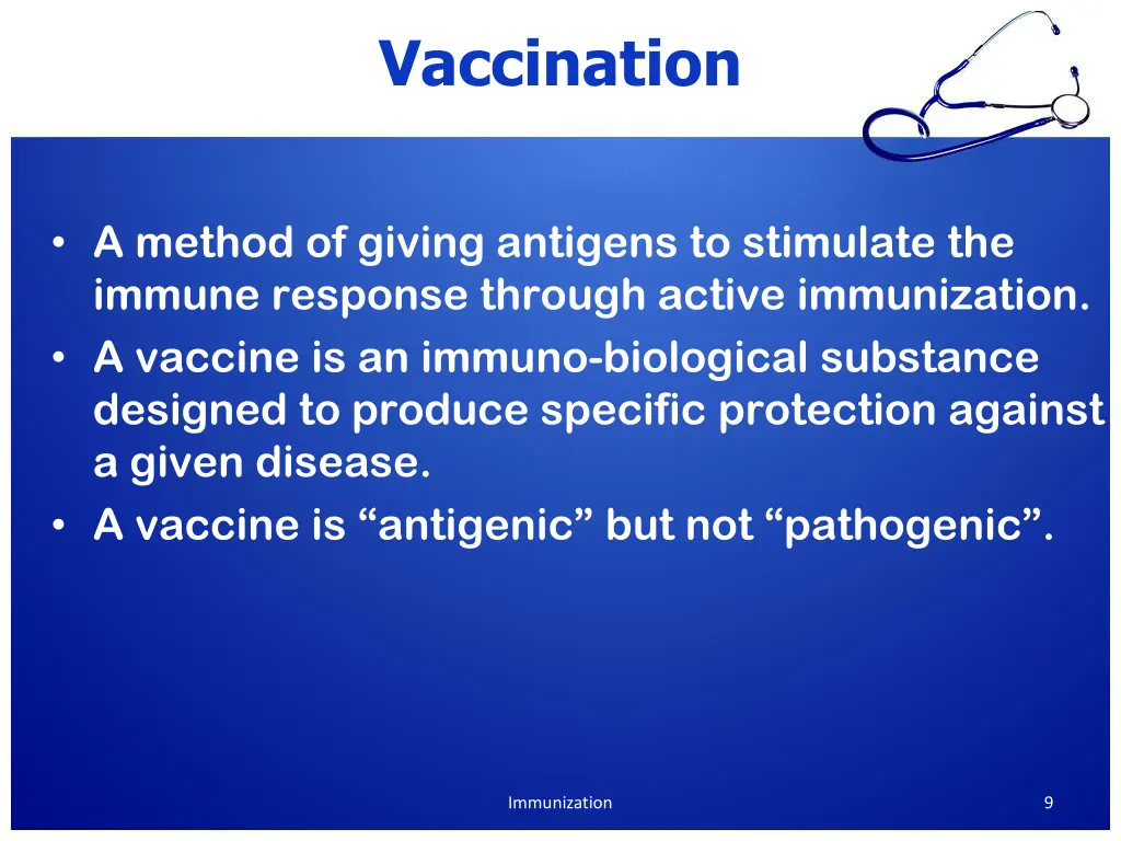 vaccination