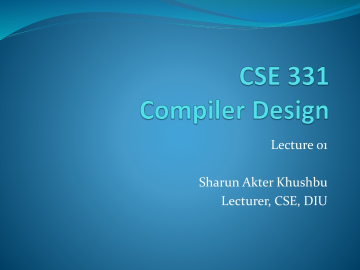 lecture 01