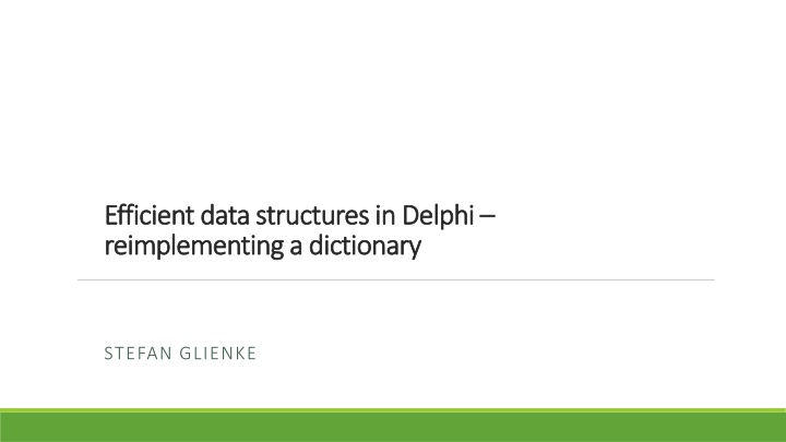 efficient efficientdata reimplementing