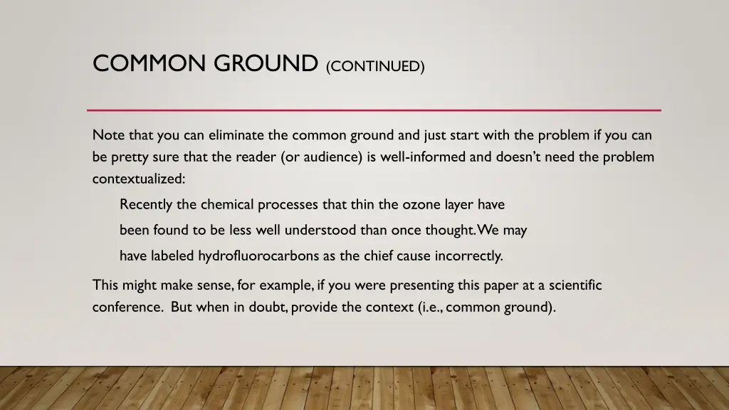 common ground continued 1