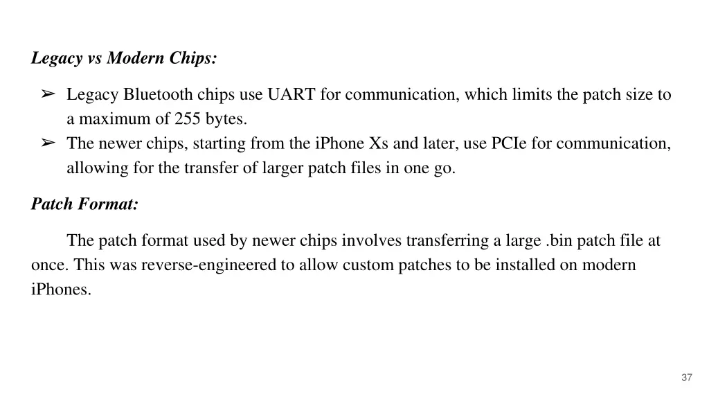legacy vs modern chips