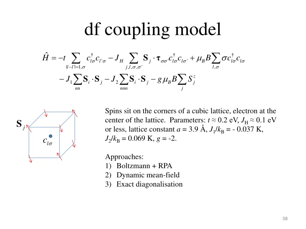 df coupling model