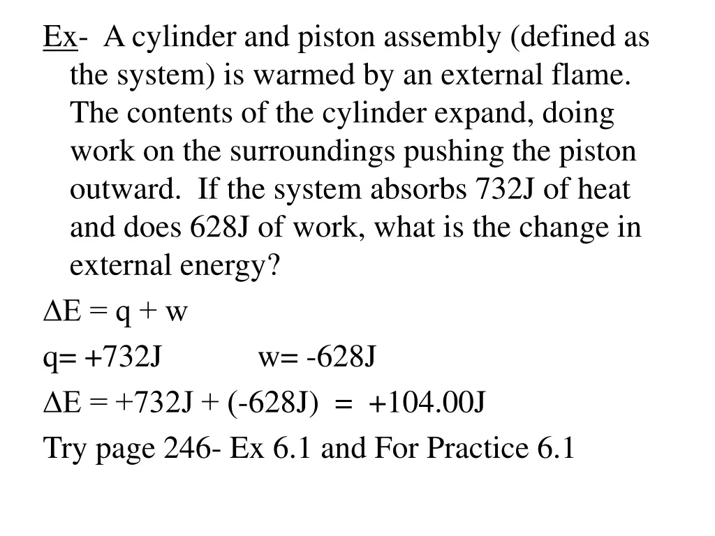 ex a cylinder and piston assembly defined