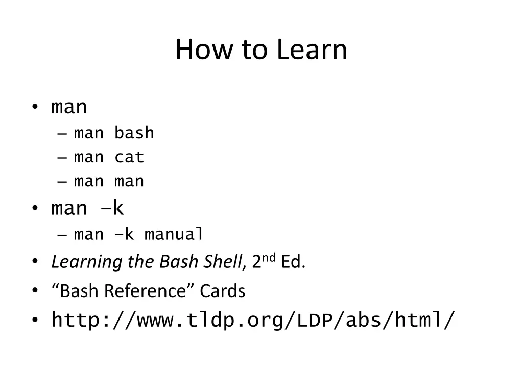 how to learn