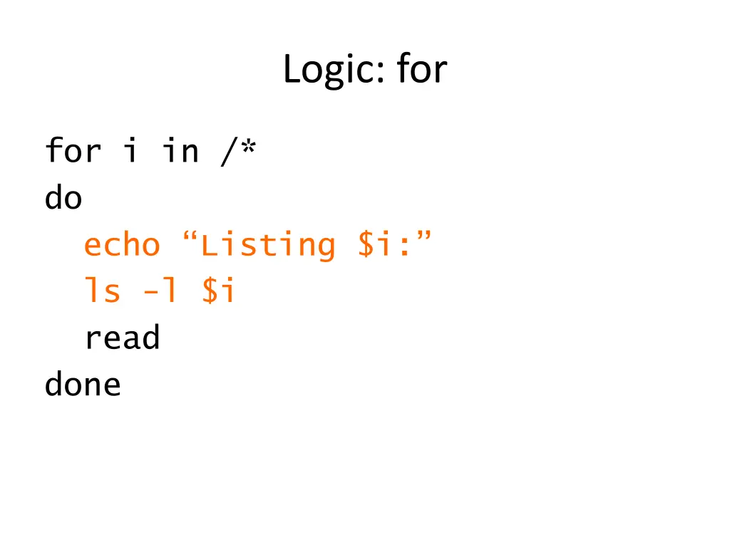 logic for 2