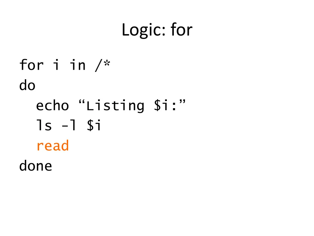 logic for 3
