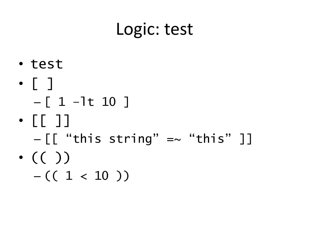 logic test 1
