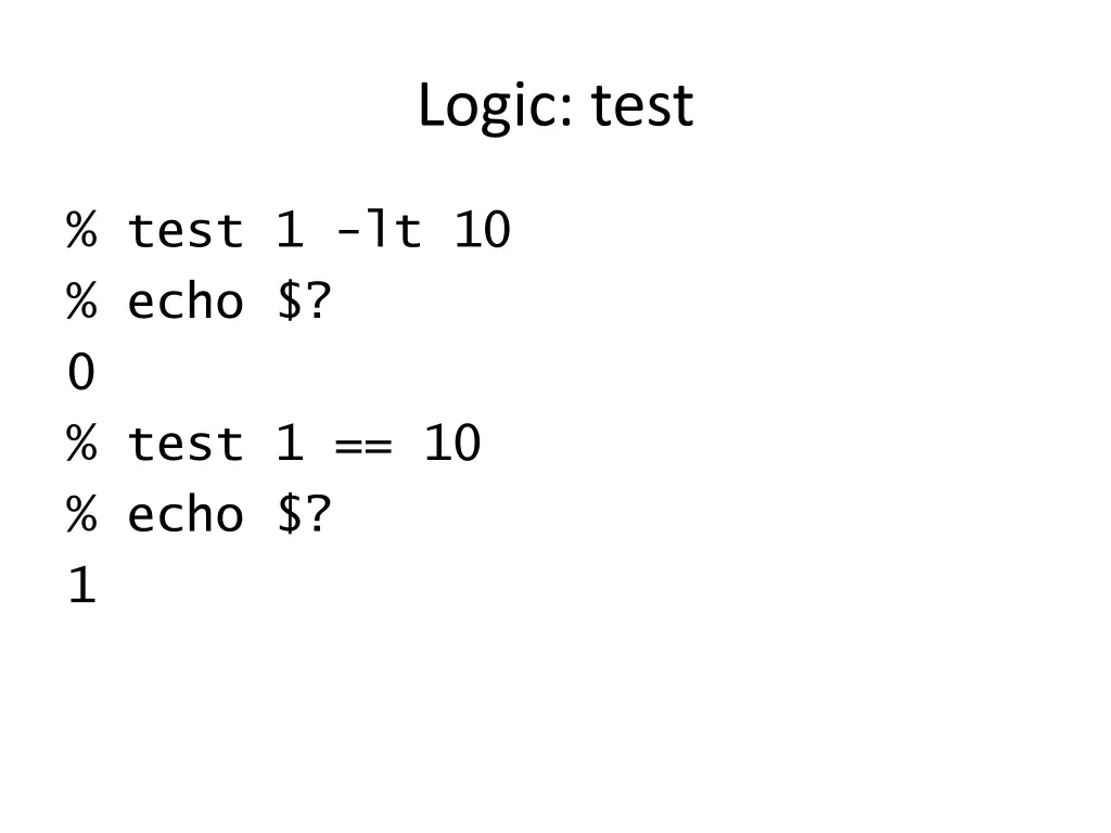 logic test