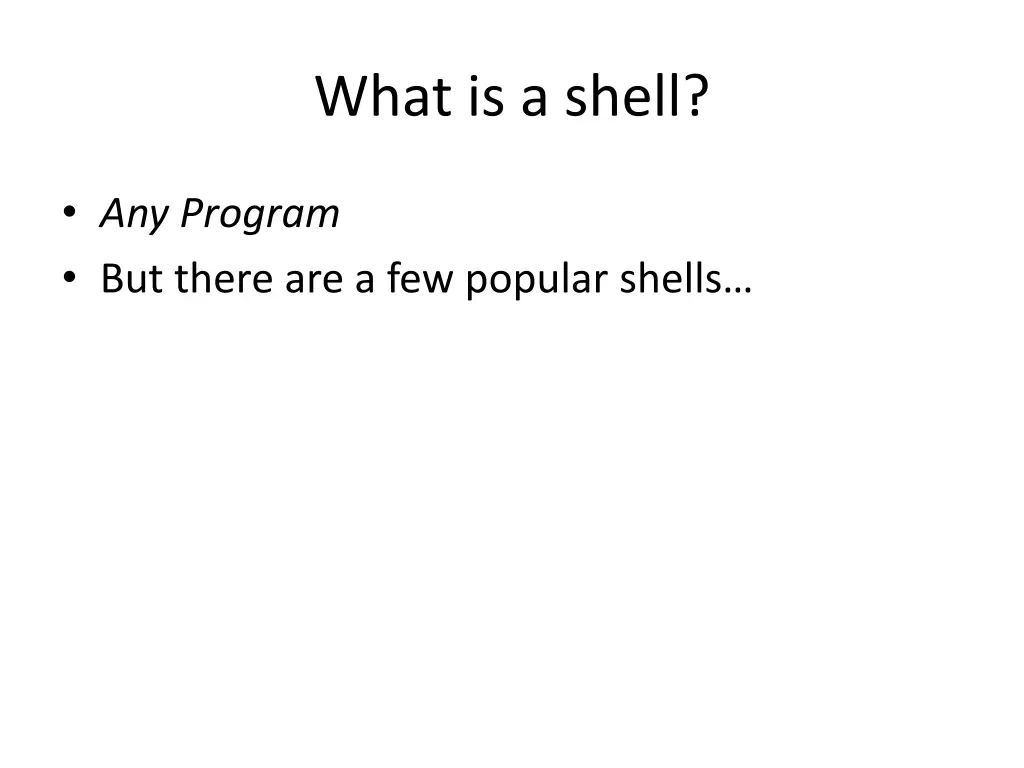 what is a shell 4