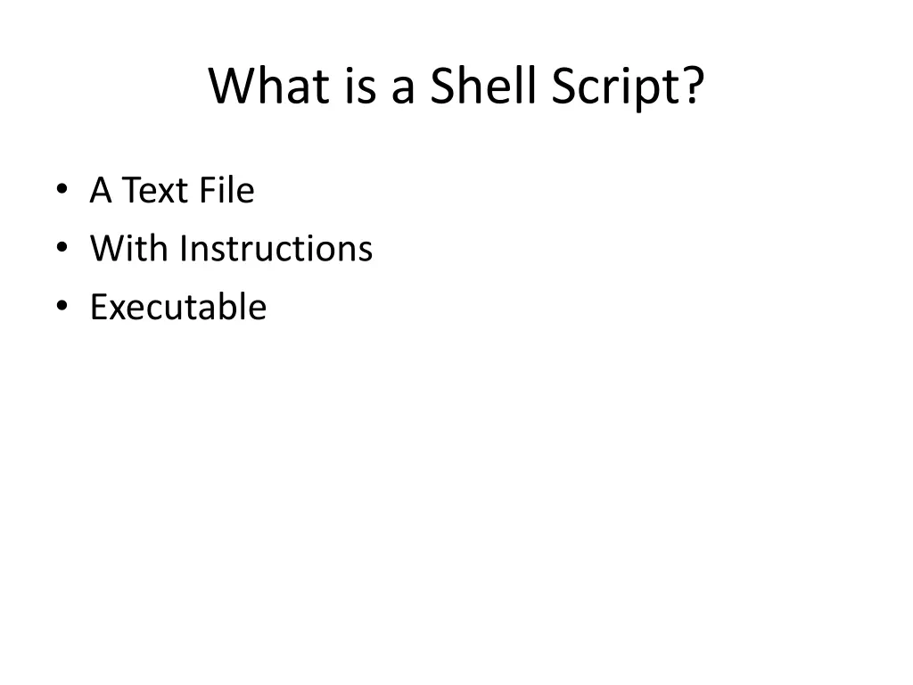what is a shell script