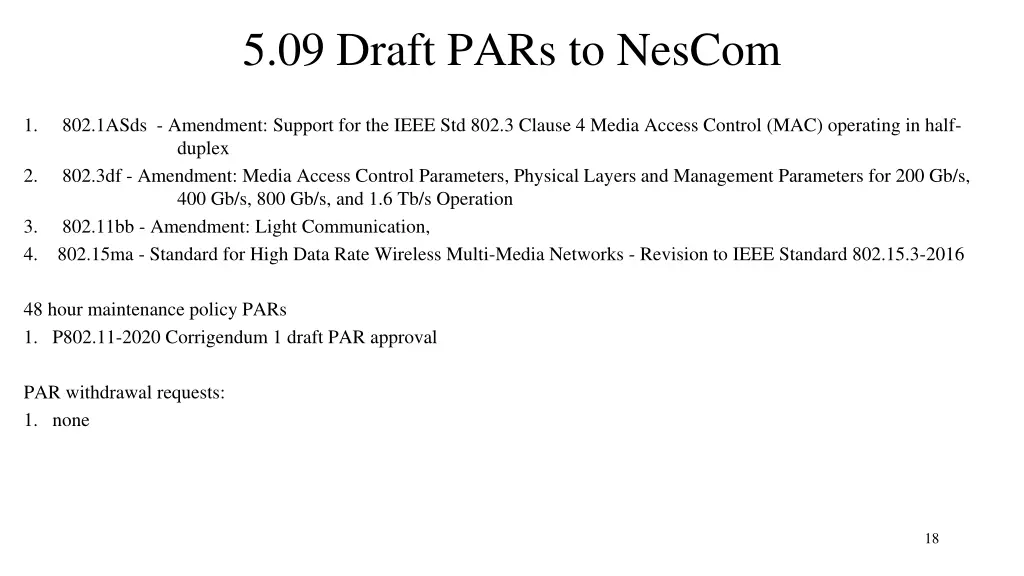 5 09 draft pars to nescom