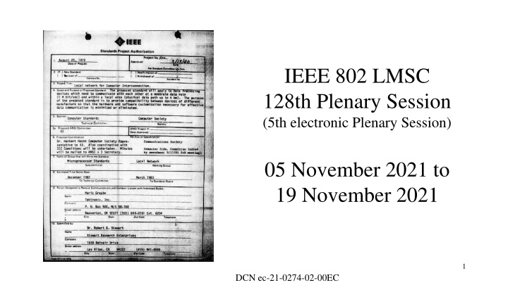 ieee 802 lmsc 128th plenary session