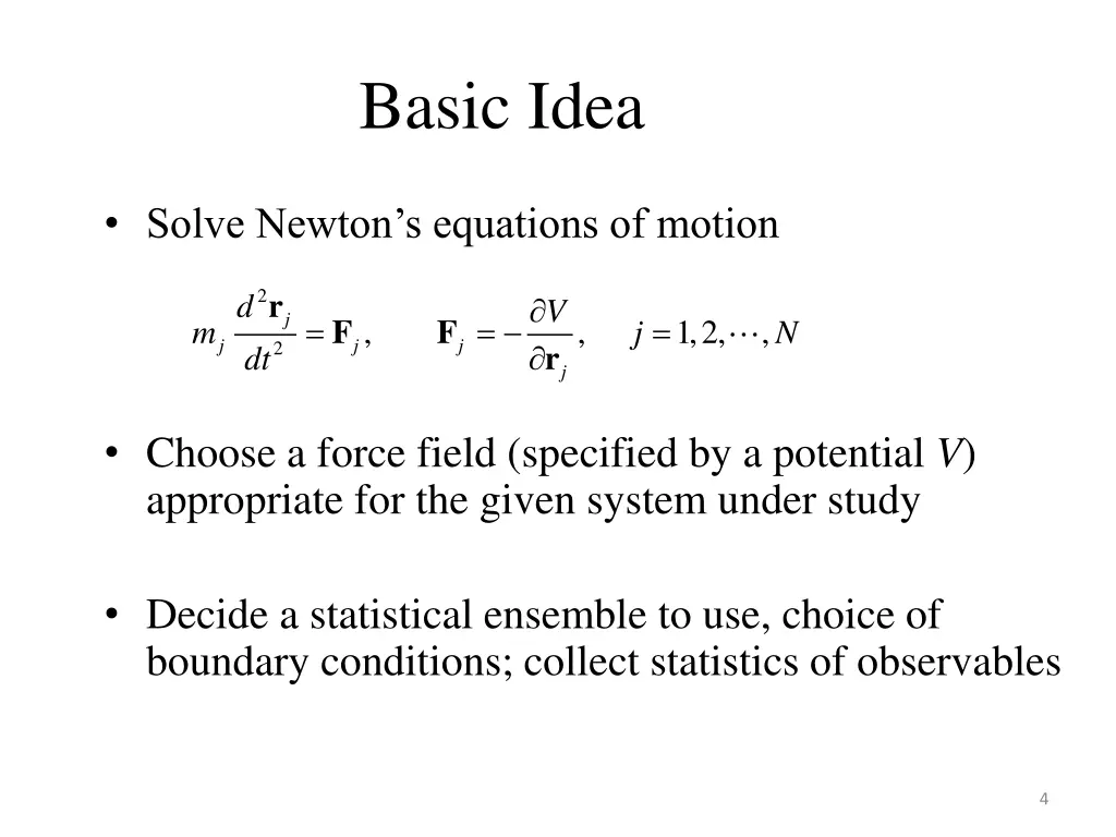 basic idea