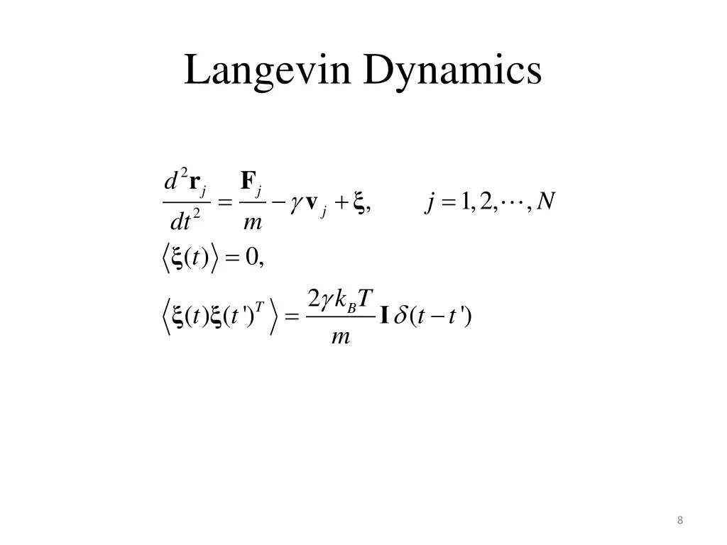 langevin dynamics