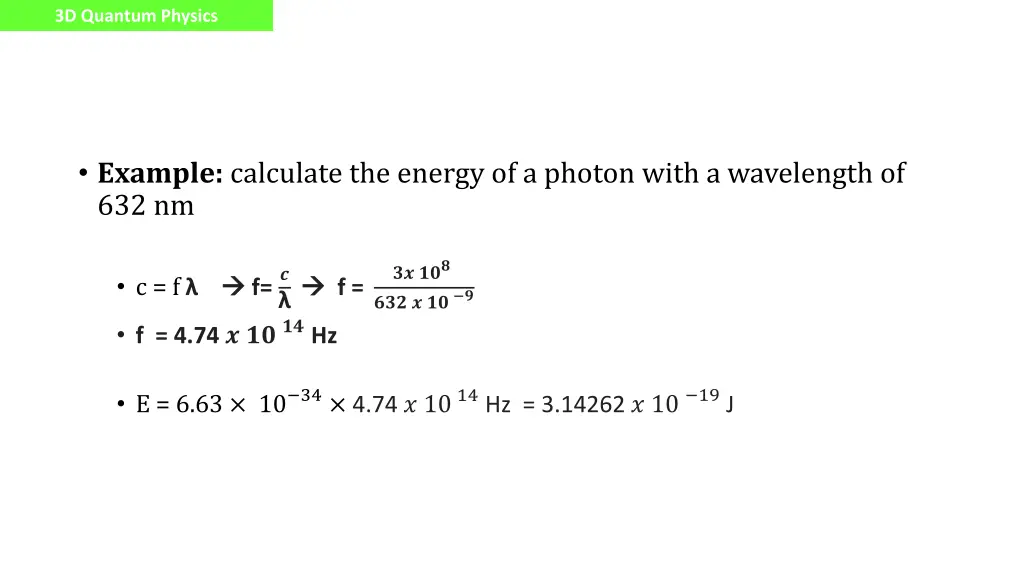 3d quantum physics 16
