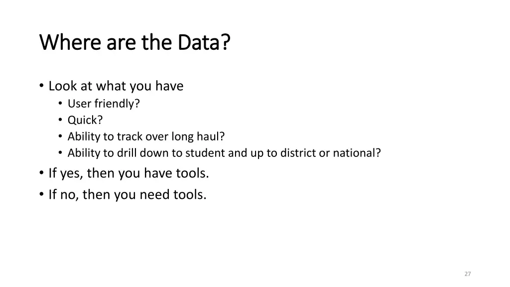 where are the data where are the data