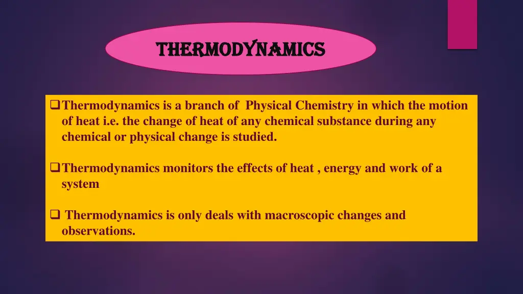 thermodynamics thermodynamics