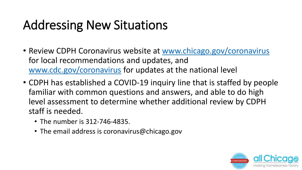addressing new situations addressing