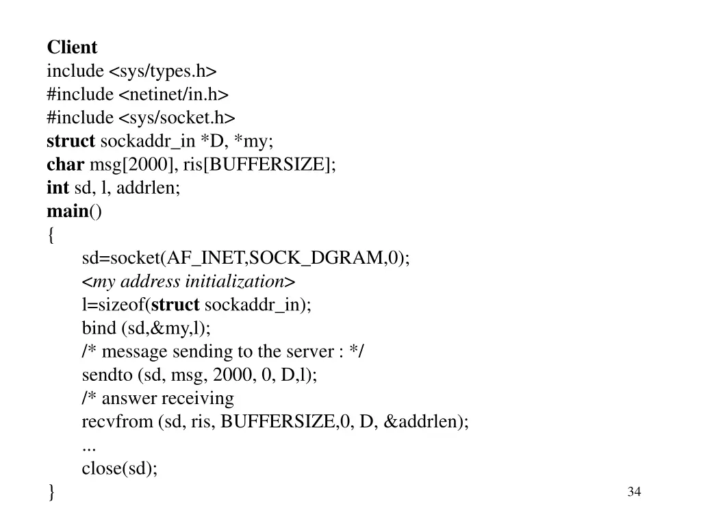client include sys types h include netinet