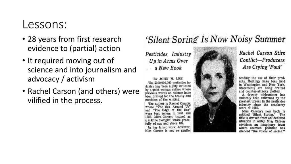 lessons 28 years from first research evidence