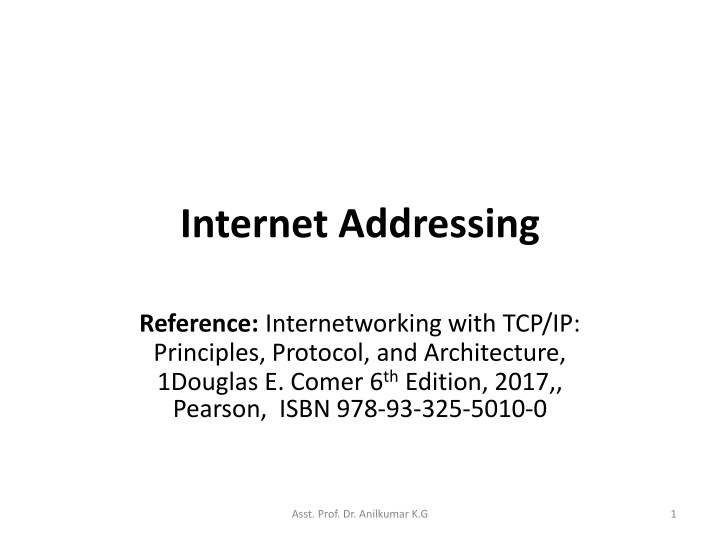 internet addressing