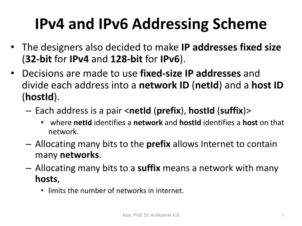 ipv4 and ipv6 addressing scheme 1