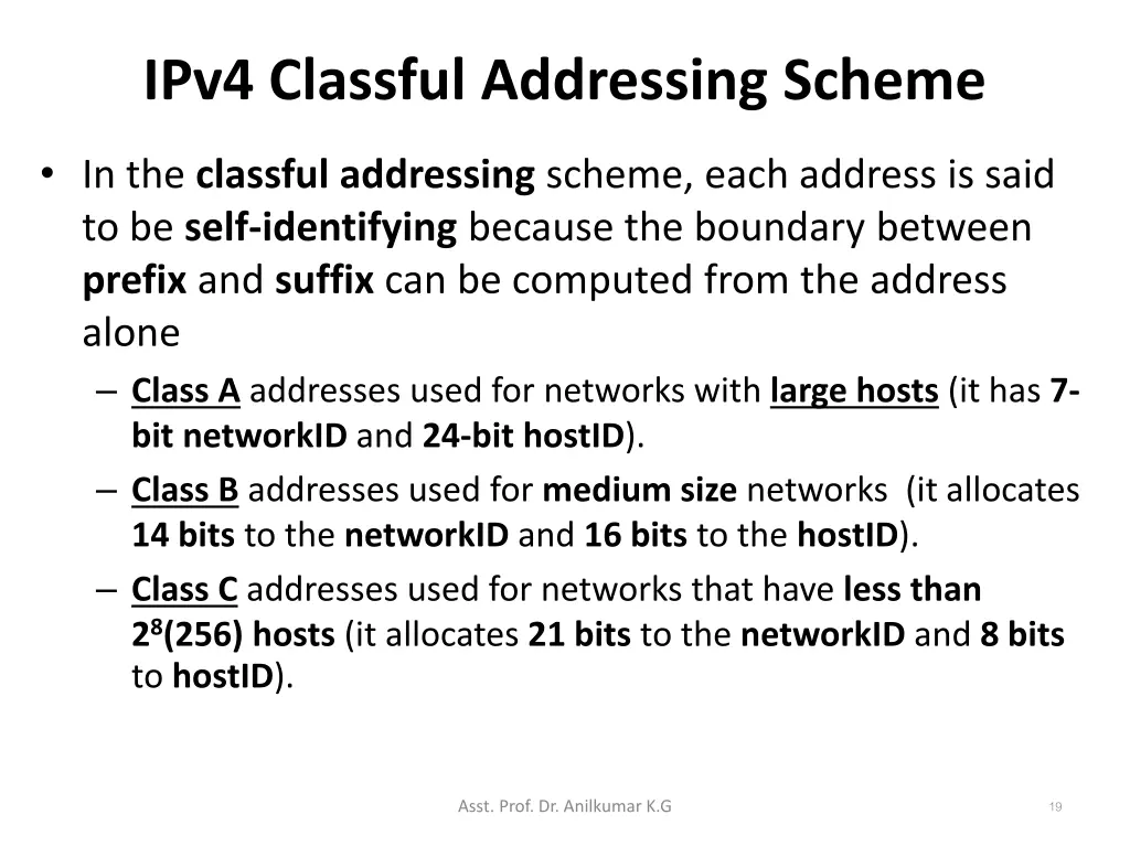 ipv4 classful addressing scheme 7