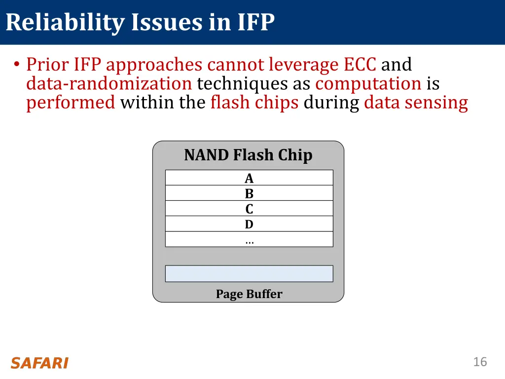reliability issues in ifp