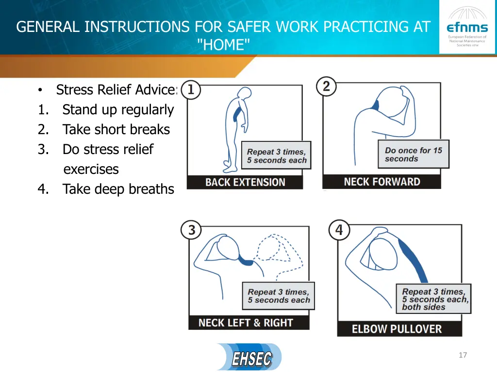 general instructions for safer work practicing 10