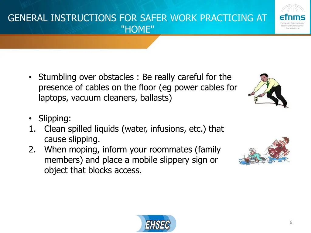 general instructions for safer work practicing