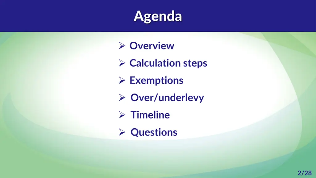 agenda