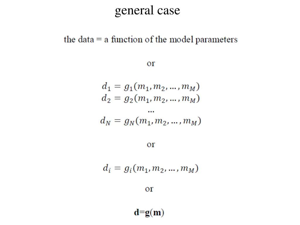 general case