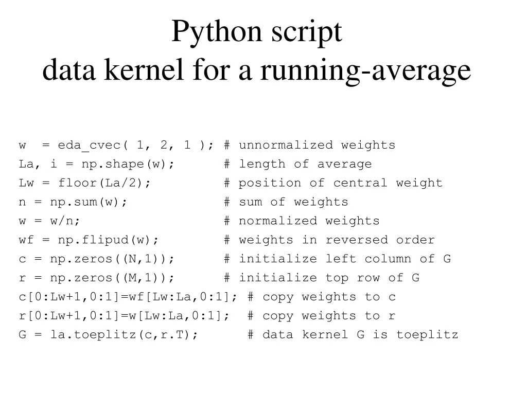 python script