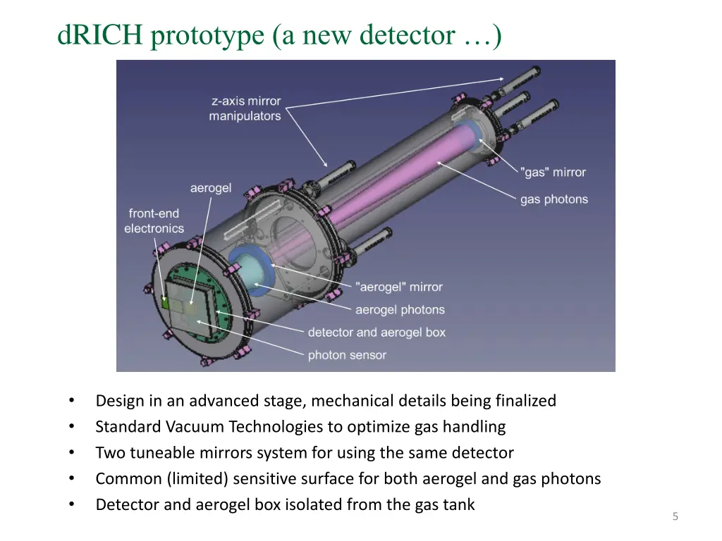 drich prototype a new detector