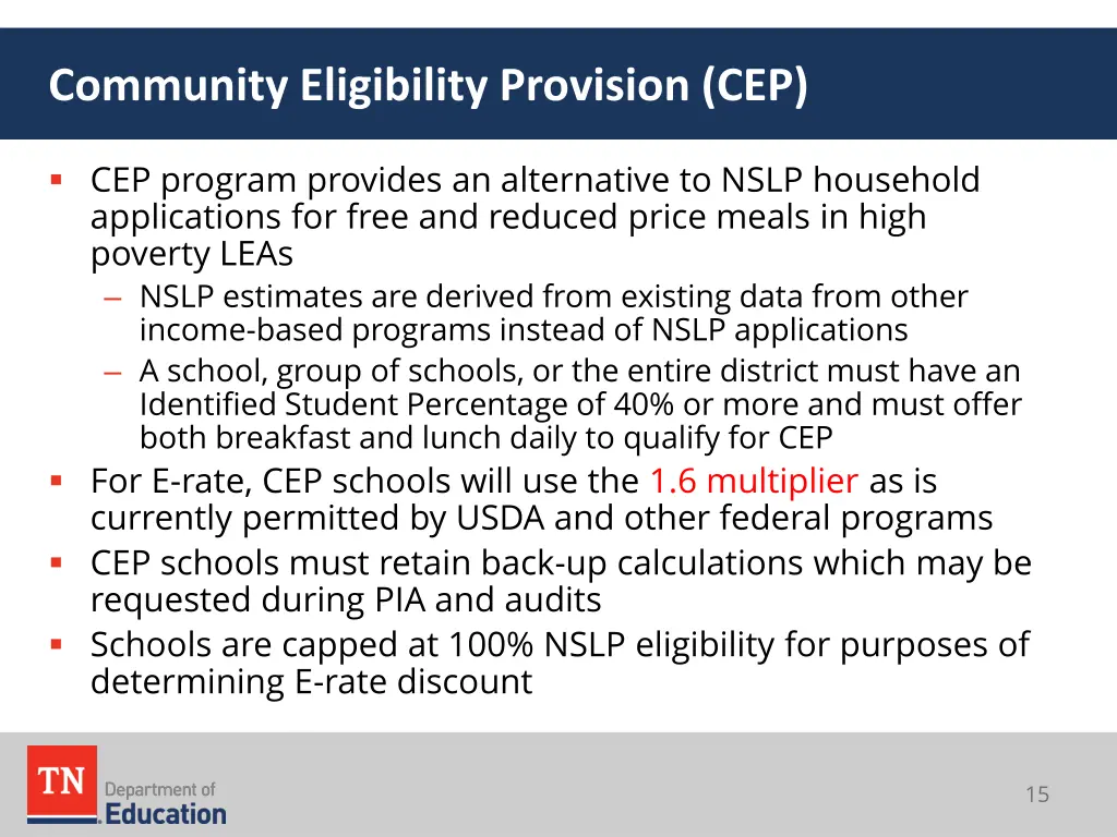 community eligibility provision cep