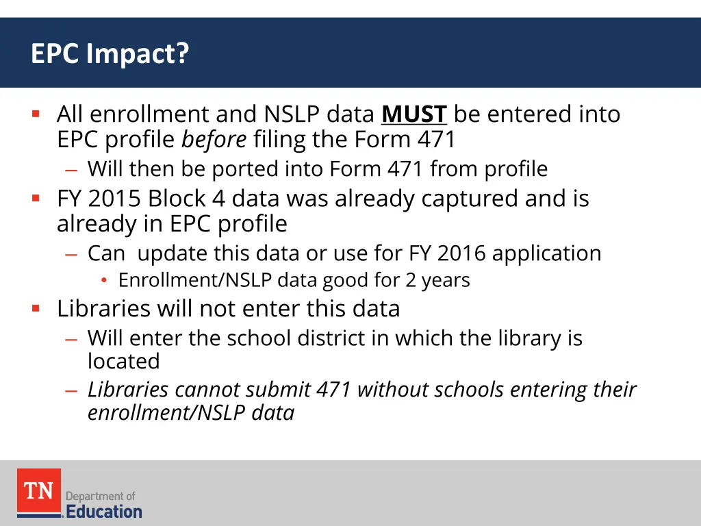 epc impact