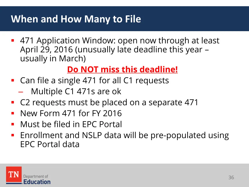 when and how many to file