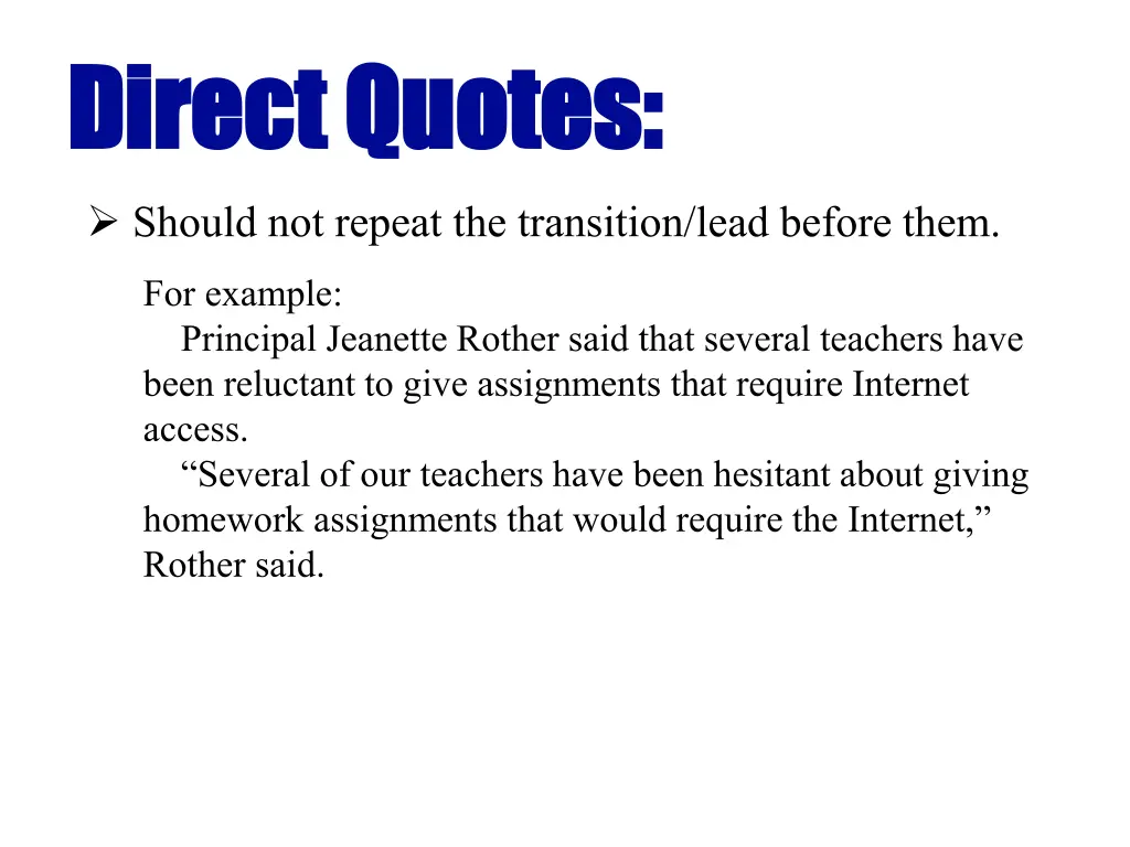 direct quotes direct quotes 1
