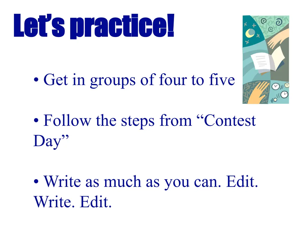 let s practice let s practice