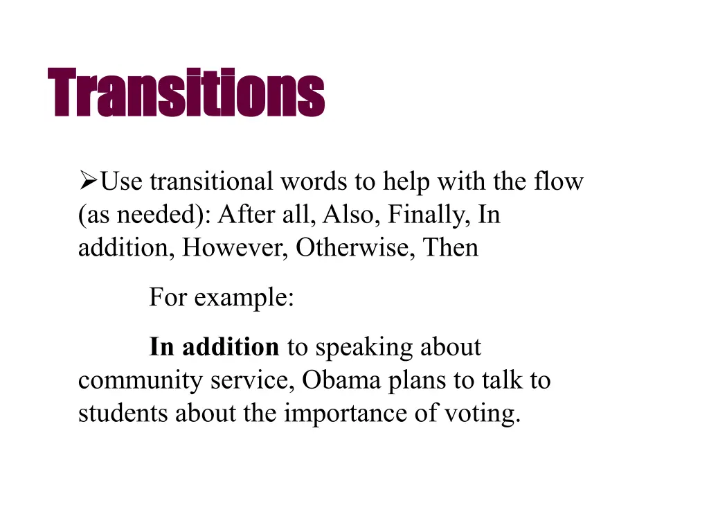 transitions transitions 2