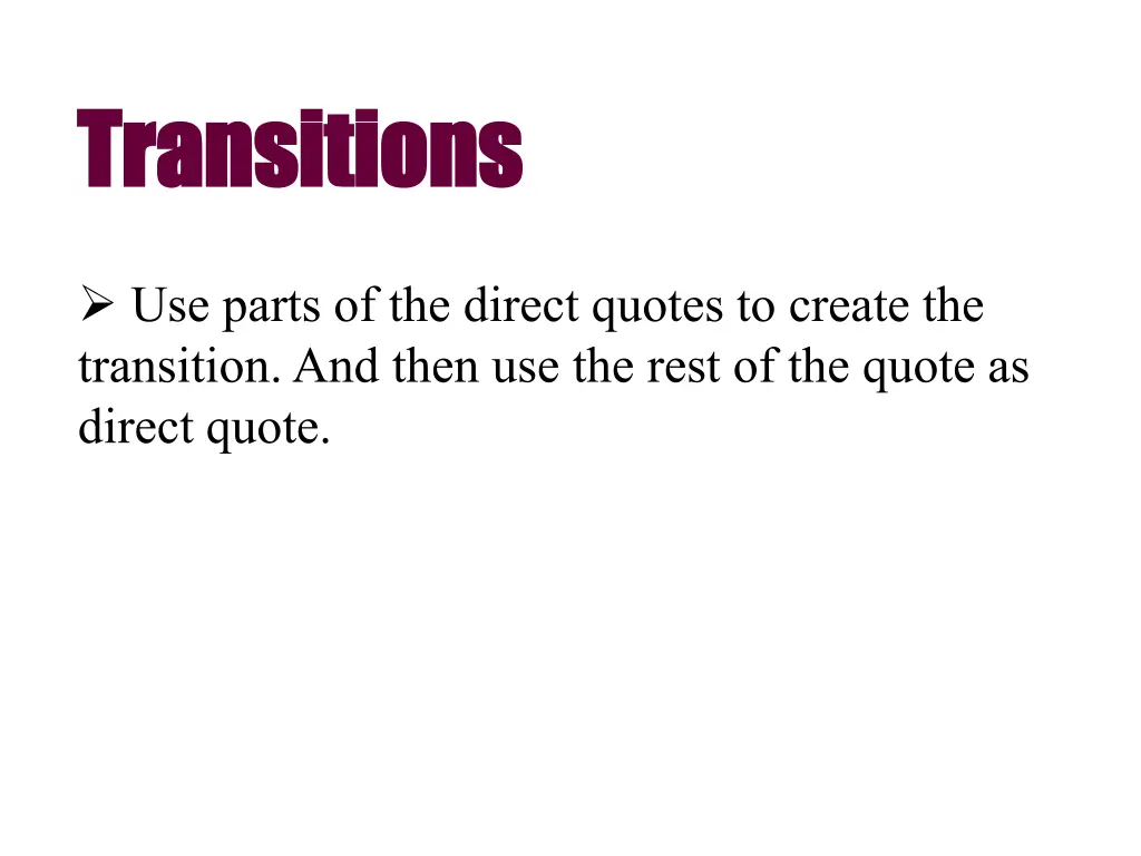transitions transitions 3