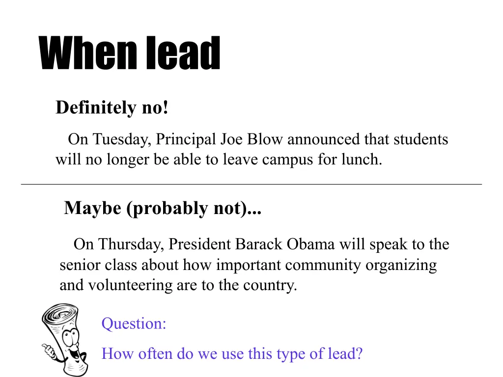 when lead