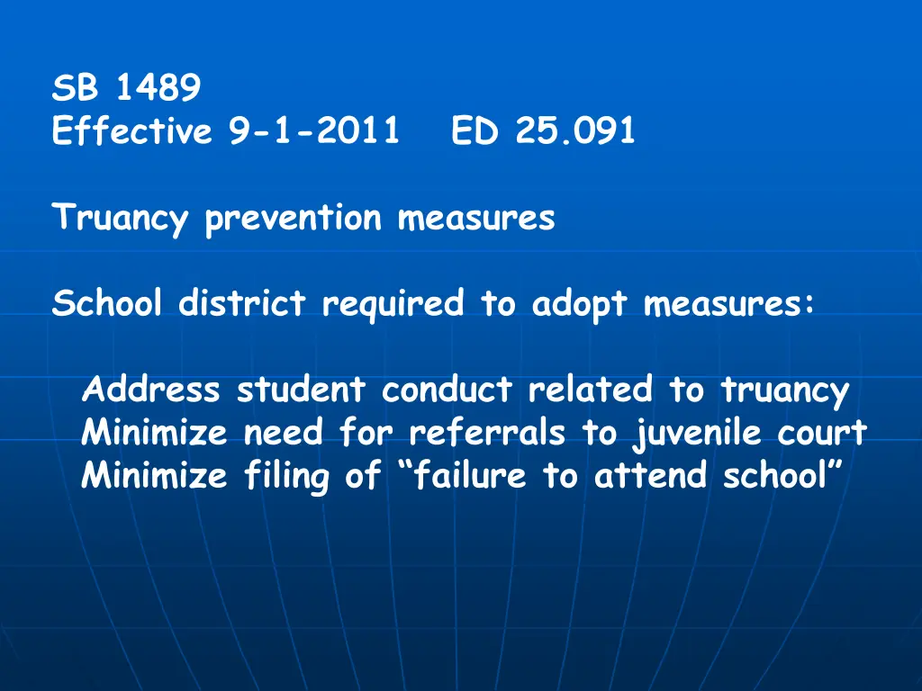 sb 1489 effective 9 1 2011 ed 25 091
