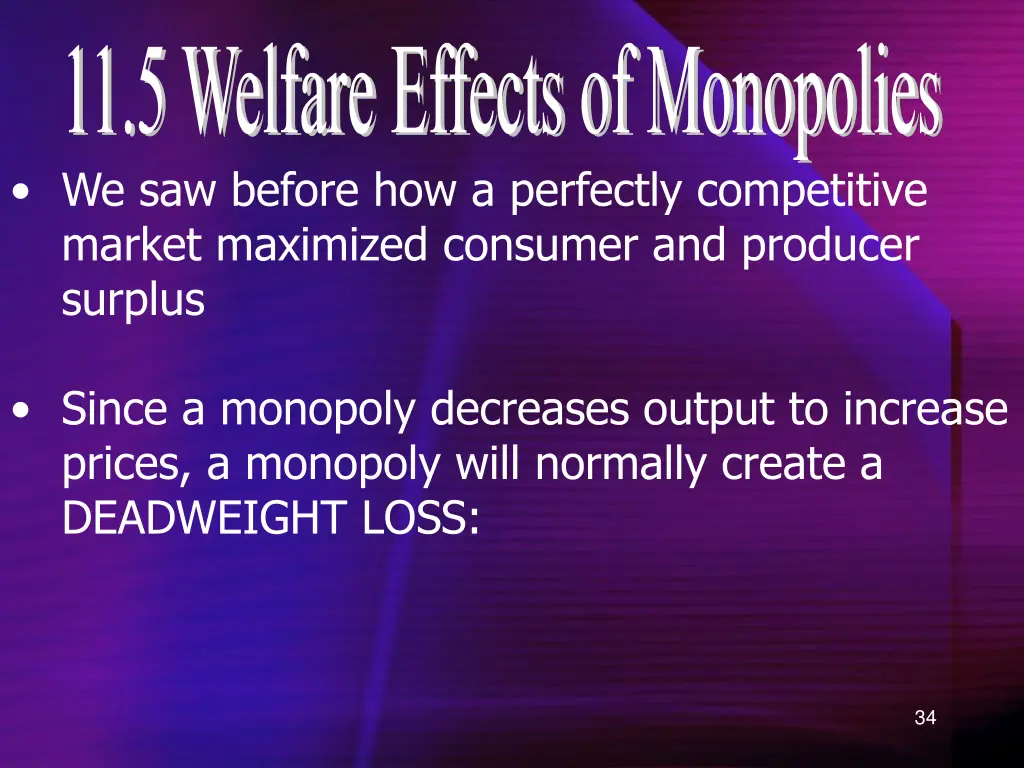11 5 welfare effects of monopolies