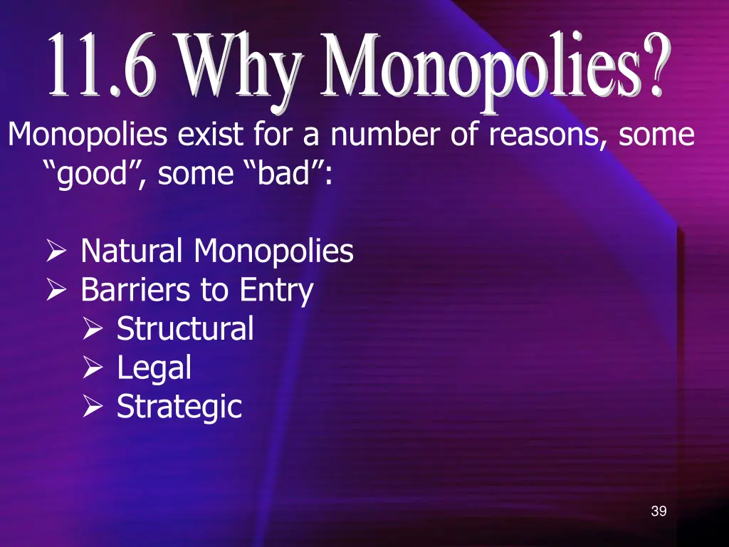 11 6 why monopolies