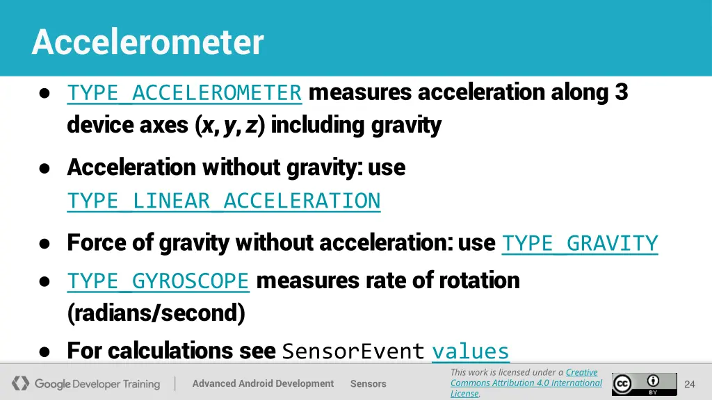 accelerometer type accelerometer measures
